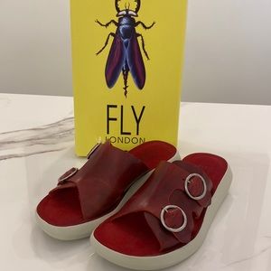 Fly London Bait Sandal - Red